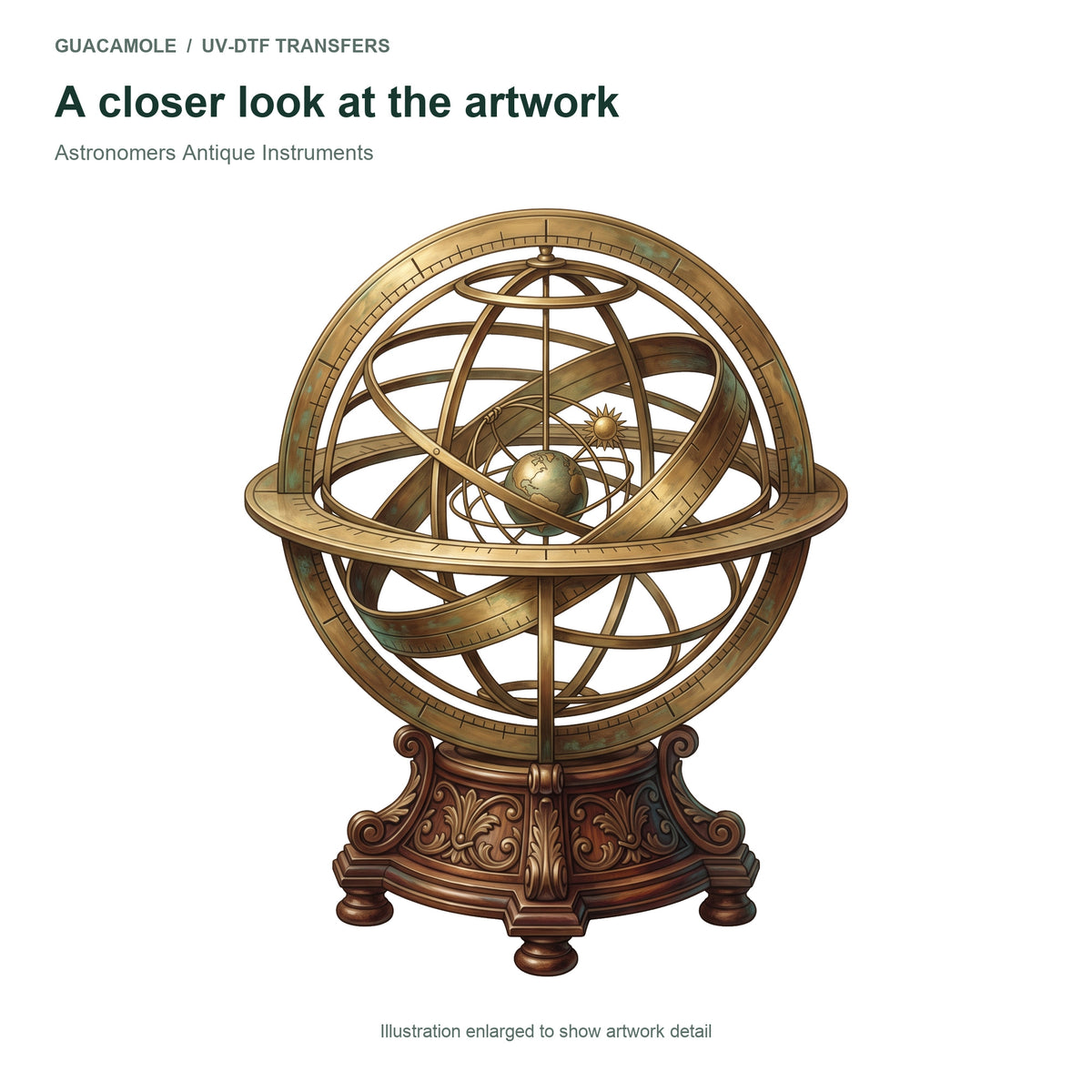Astronomers Antique Instruments — Artwork detail