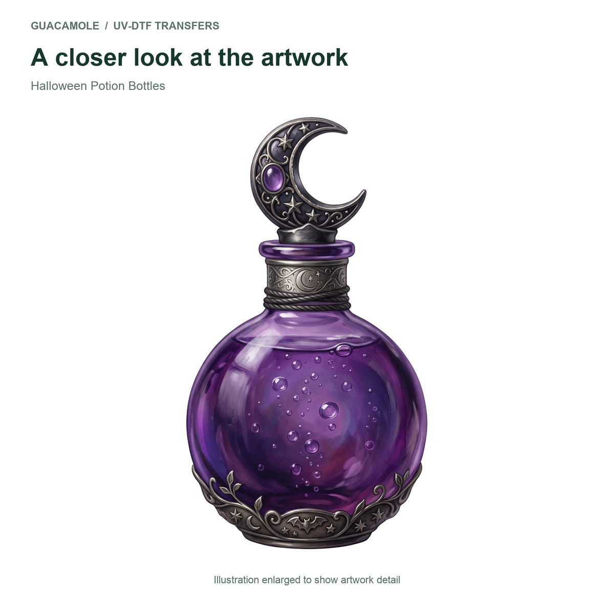 Halloween Potion Bottles — Artwork detail