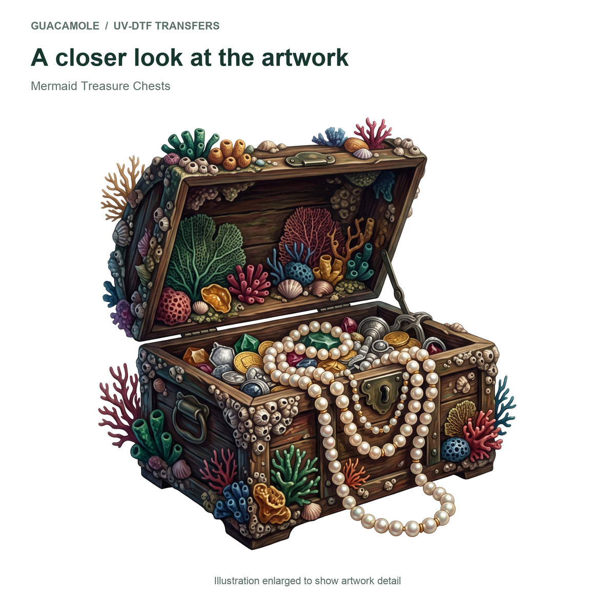 Mermaid Treasure Chests — Artwork detail