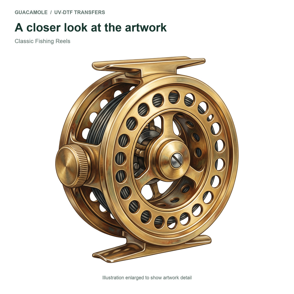 Classic Fishing Reels — Artwork detail