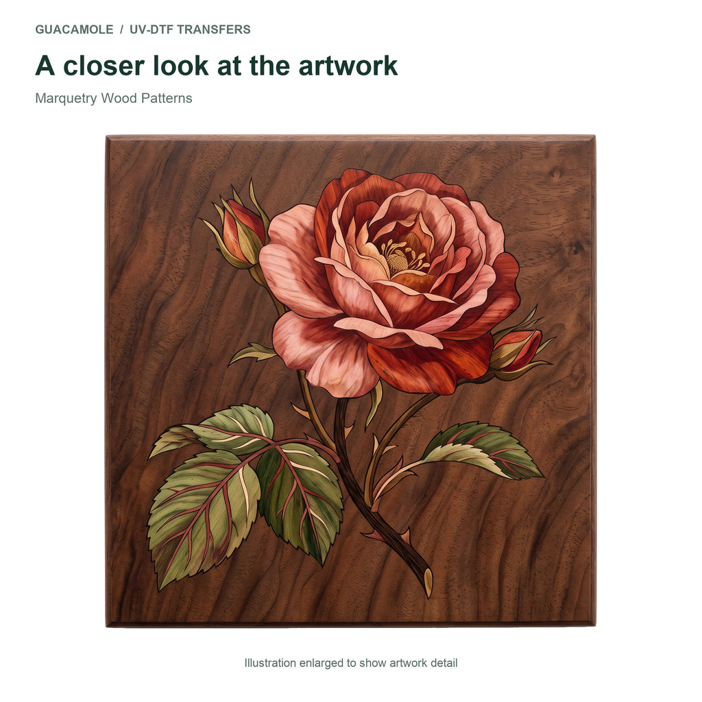 Marquetry Wood Patterns — Artwork detail