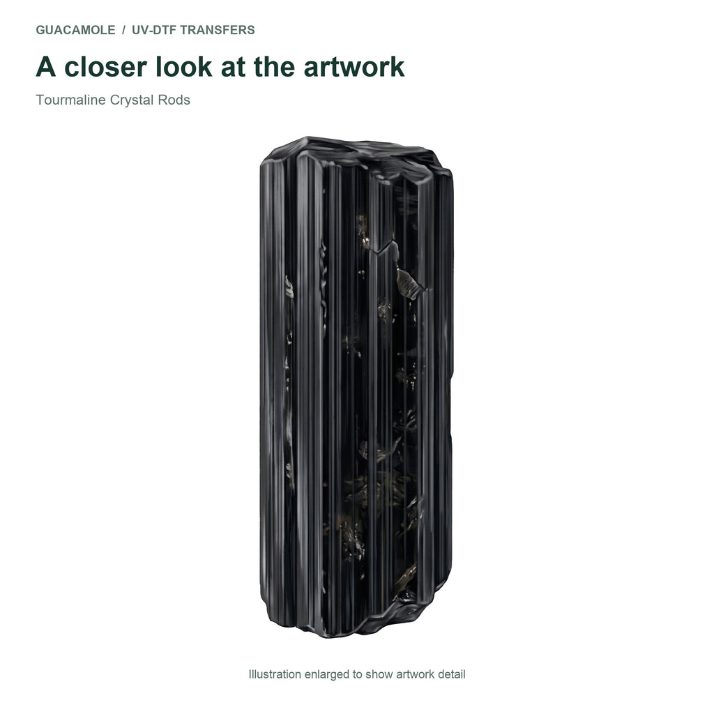 Tourmaline Crystal Rods — Artwork detail