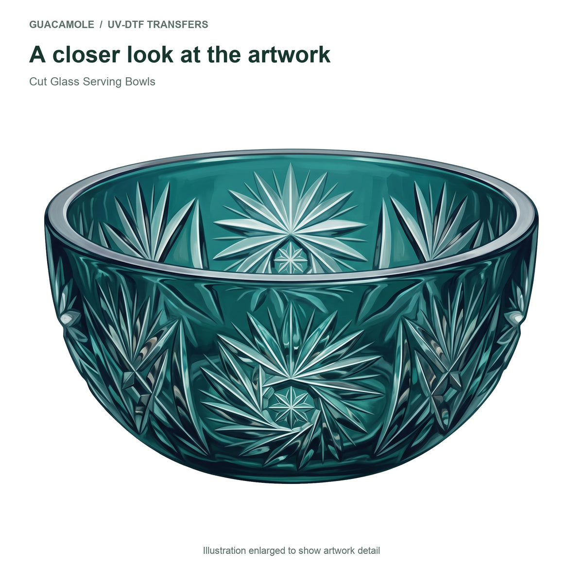 Cut Glass Serving Bowls — Artwork detail
