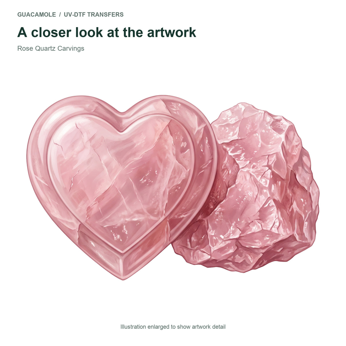 Rose Quartz Carvings — Artwork detail