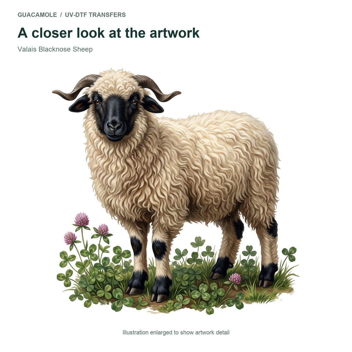 Valais Blacknose Sheep — Artwork detail