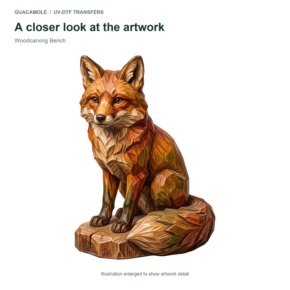 Woodcarving Bench — Artwork detail