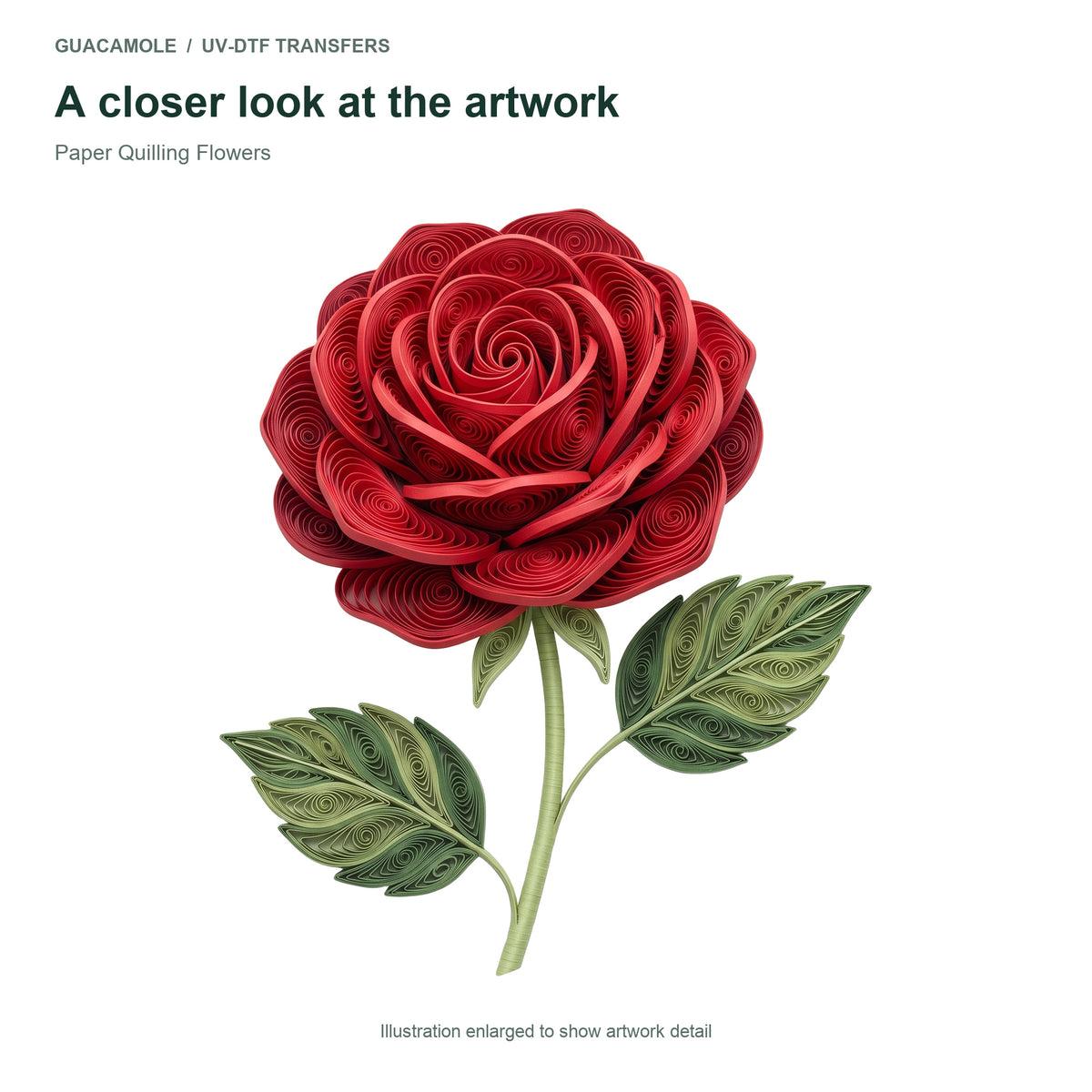 Paper Quilling Flowers — Artwork detail