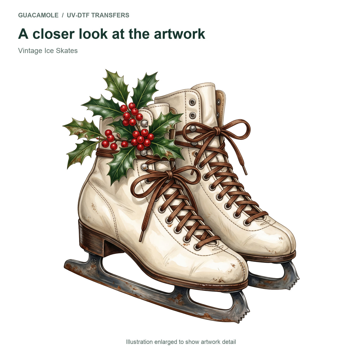 Vintage Ice Skates — Artwork detail