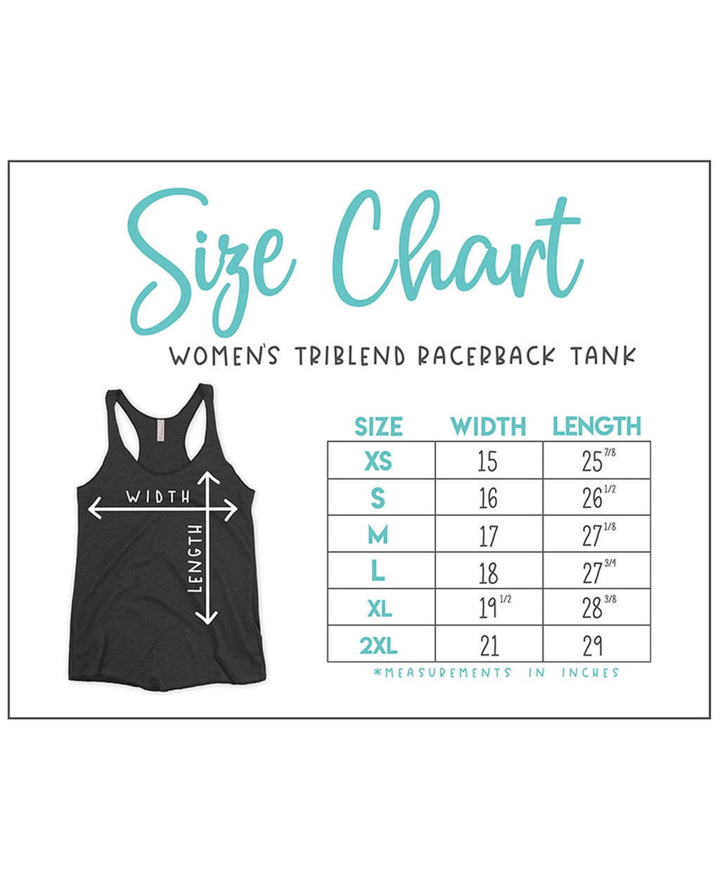 Stay Weird, Stay Alive size chart