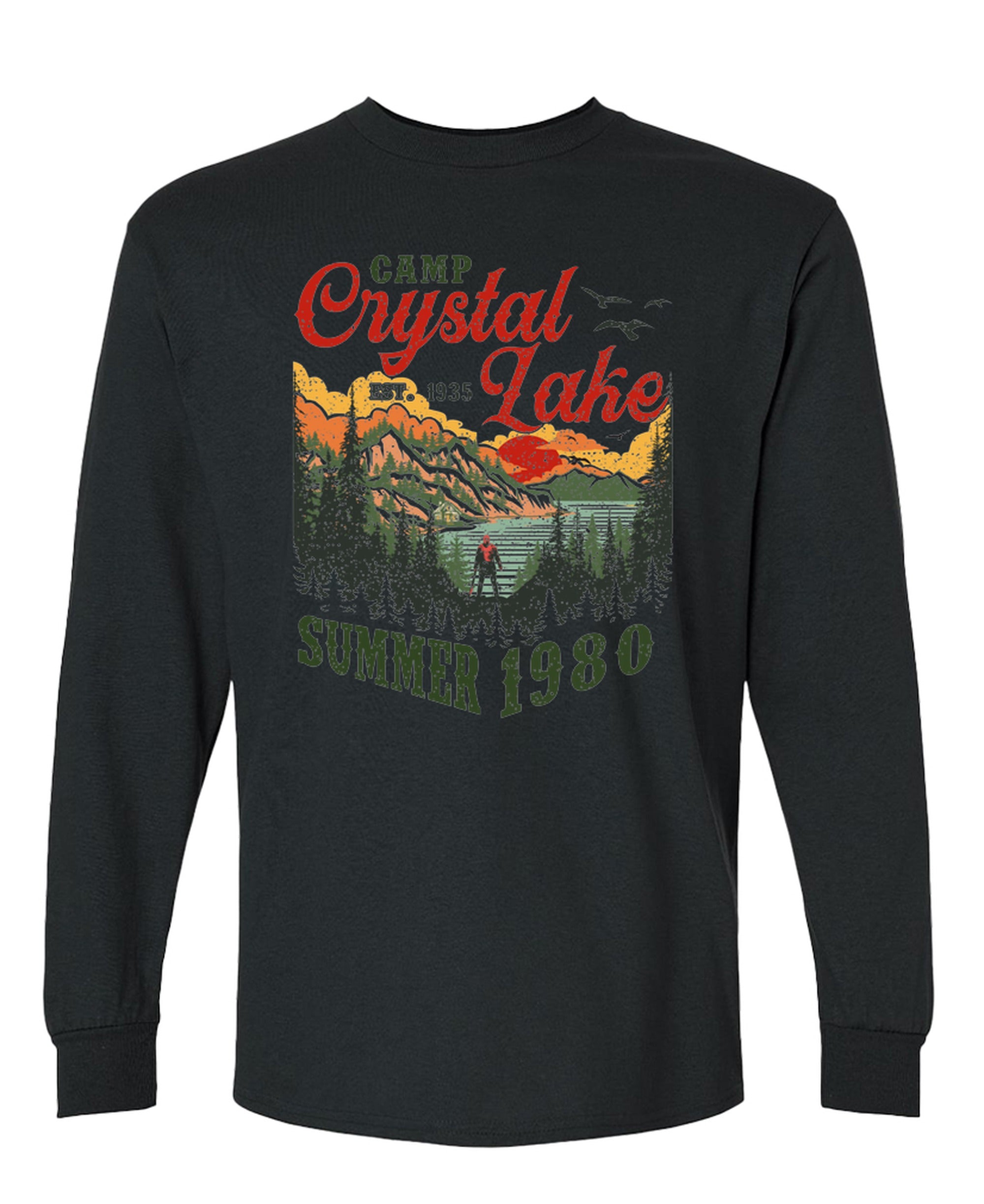Camp Crystal Lake - Long Sleeve Tee - Black