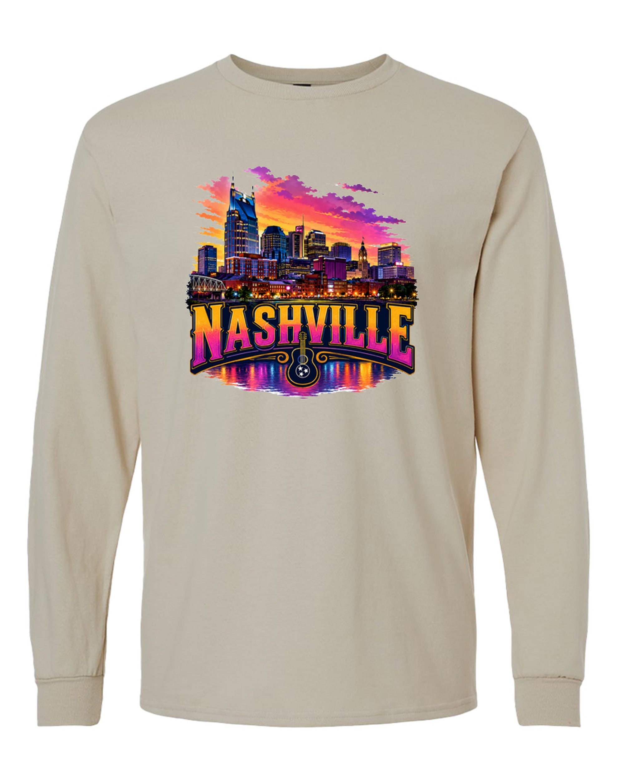 Nashville - Long Sleeve Tee - Sand