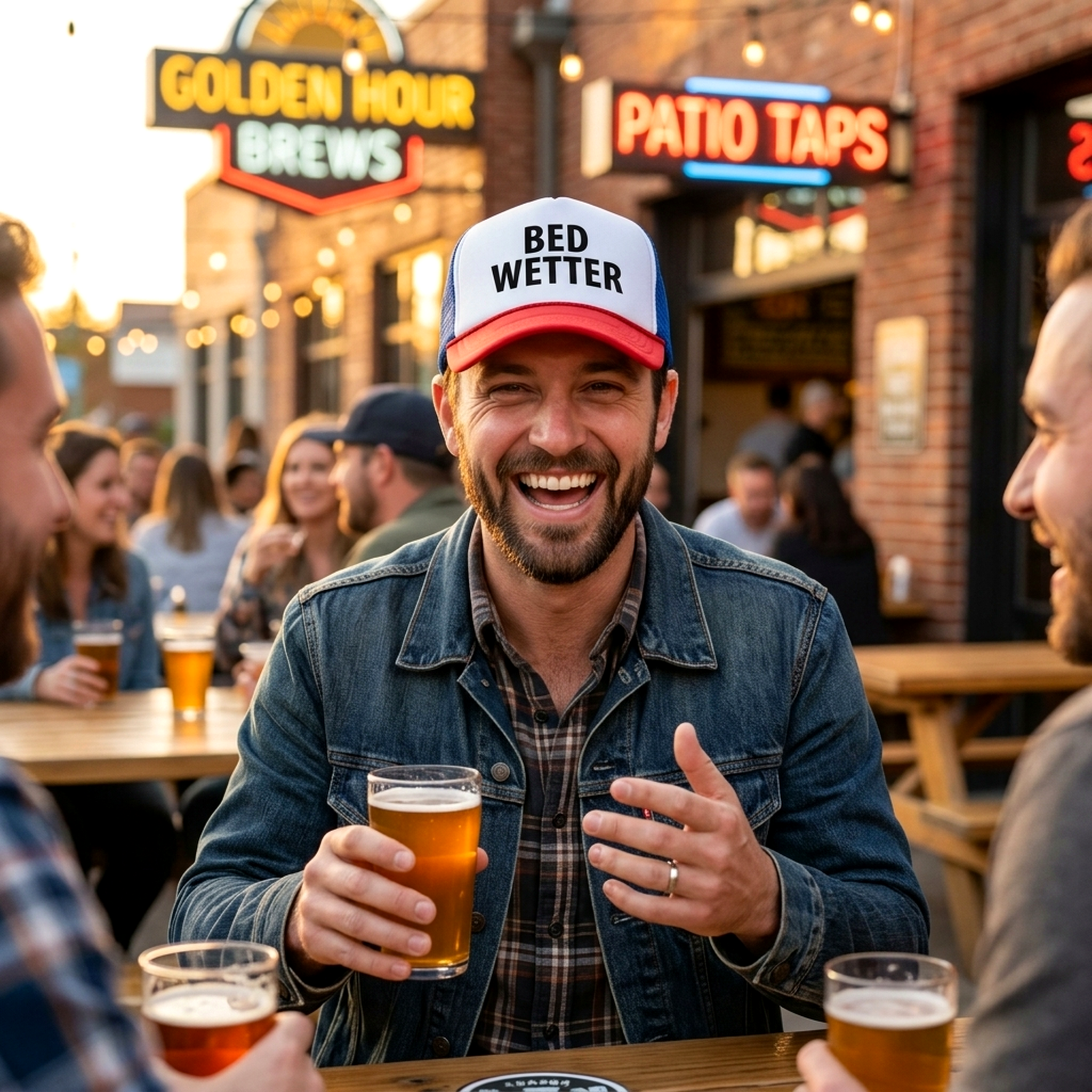 Bed Wetter - Five Panel Retro Style TRUCKER Cap