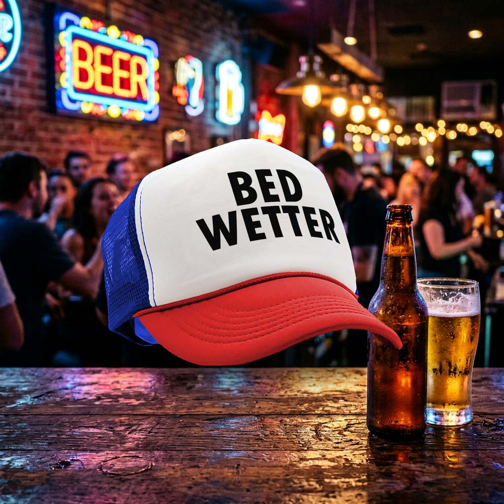 Bed Wetter - Five Panel Retro Style TRUCKER Cap