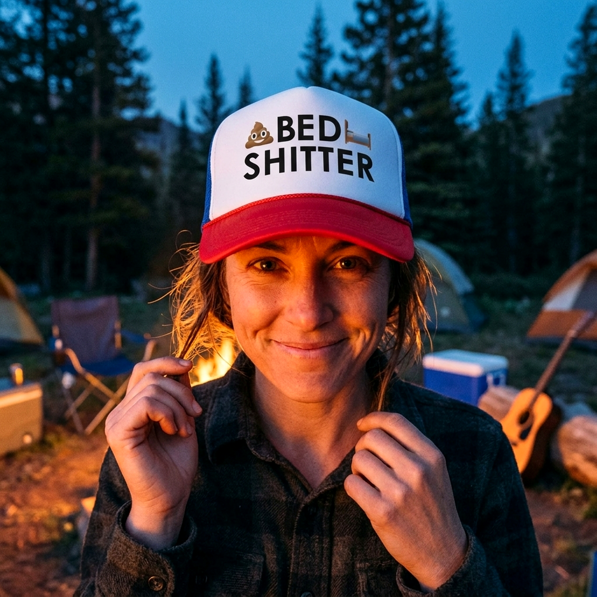 BED S___TER - Five Panel Retro Style TRUCKER Cap