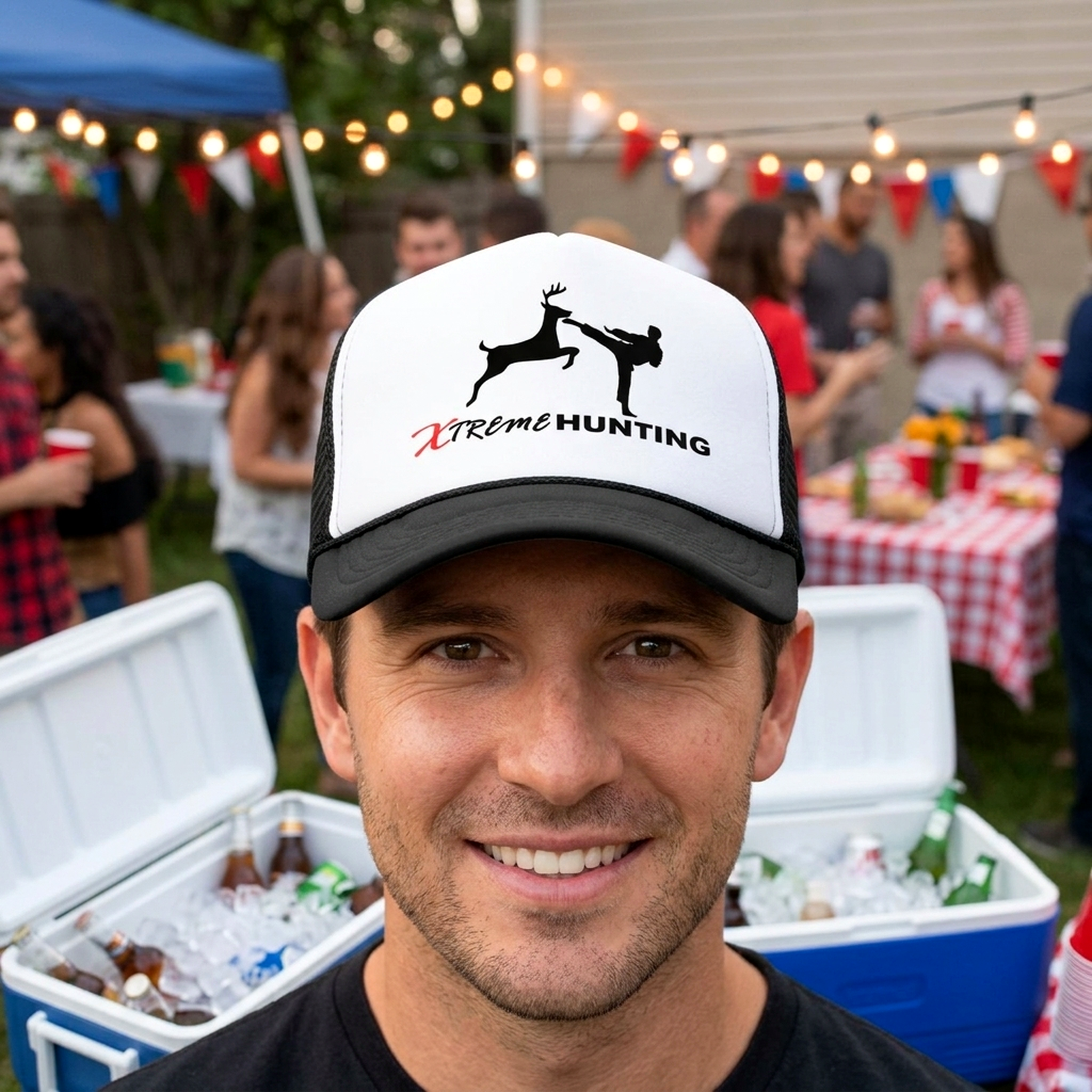 EXTREME HUNTING - Five Panel Retro Style TRUCKER Cap