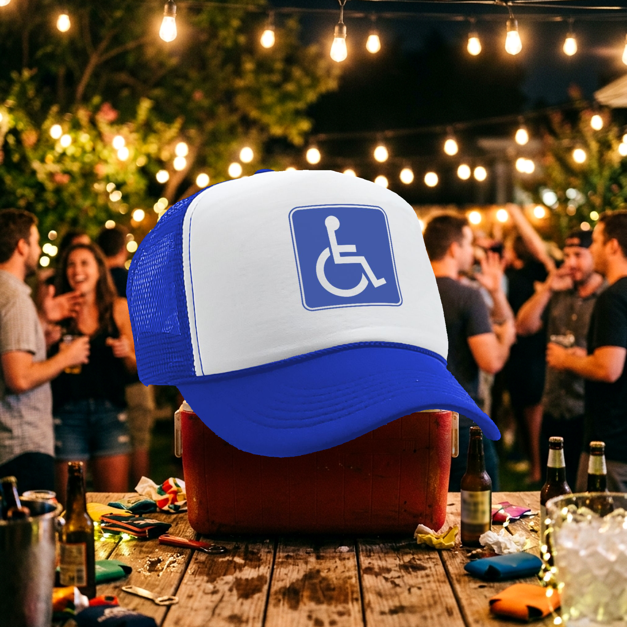 HANDICAPPED - Five Panel Retro Style TRUCKER Cap