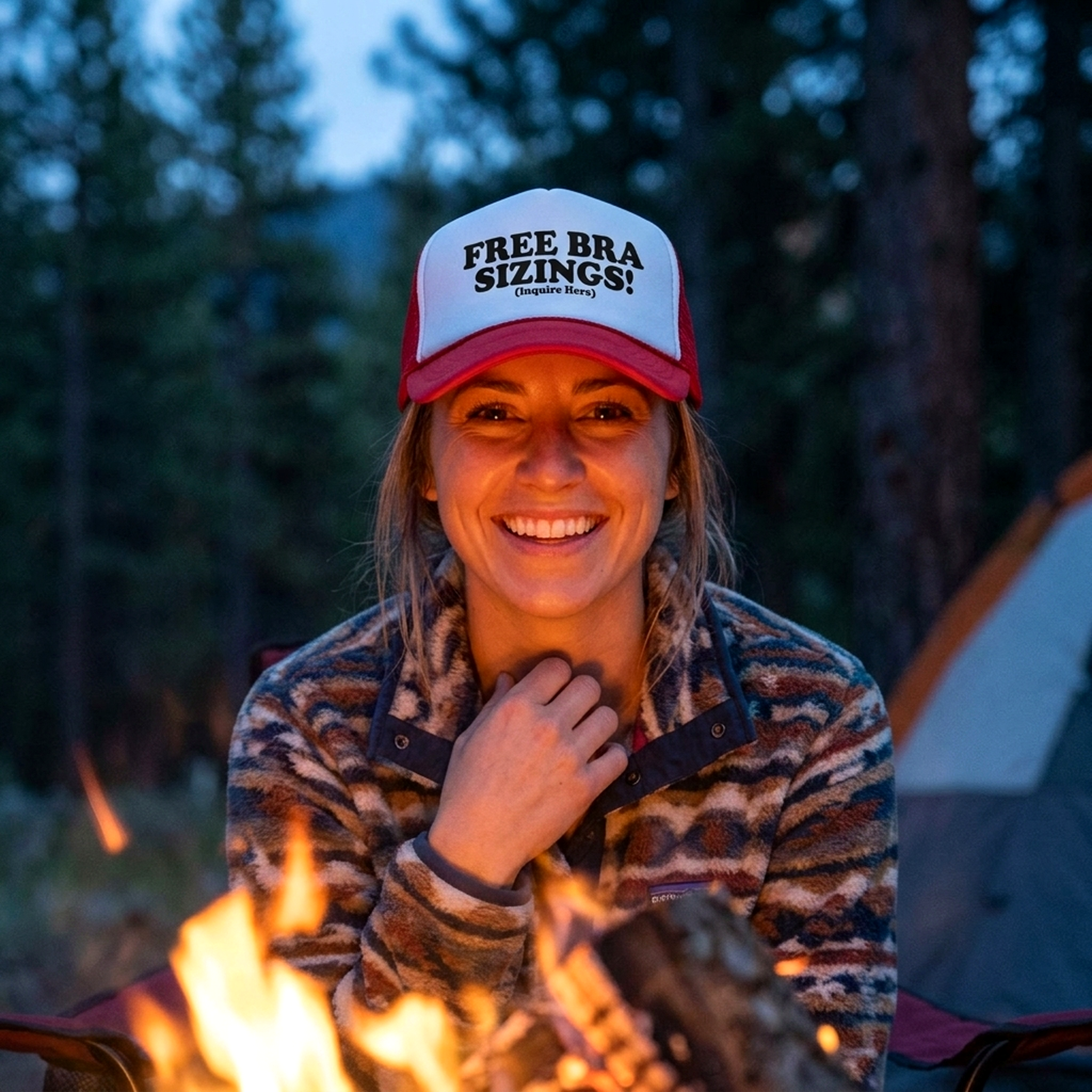 FREE BRA SIZINGS - Five Panel Retro Style TRUCKER Cap