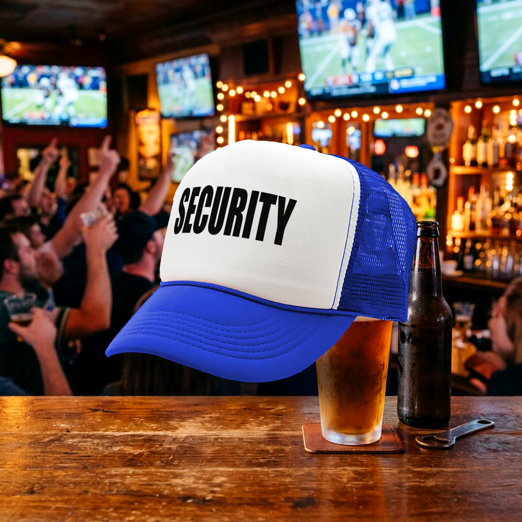 SECURITY - Five Panel Retro Style TRUCKER Cap