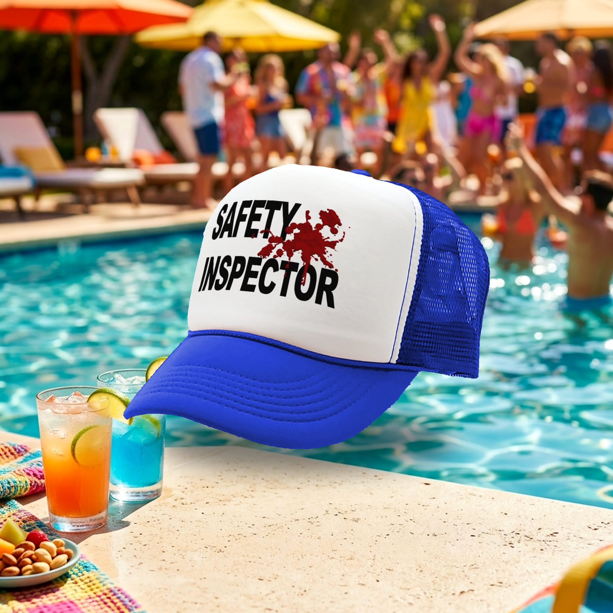 SAFETY INSPECTOR - Five Panel Retro Style TRUCKER Cap