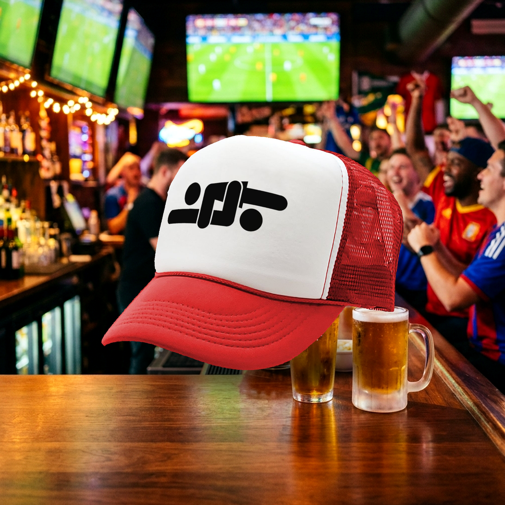 EAT OUT - sexy 69 position - Five Panel Retro Style TRUCKER Cap