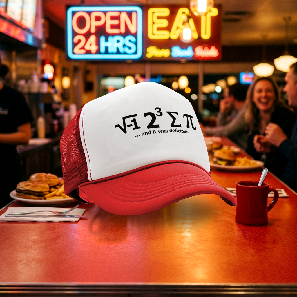 I ATE SOME PIE - Five Panel Retro Style TRUCKER Cap