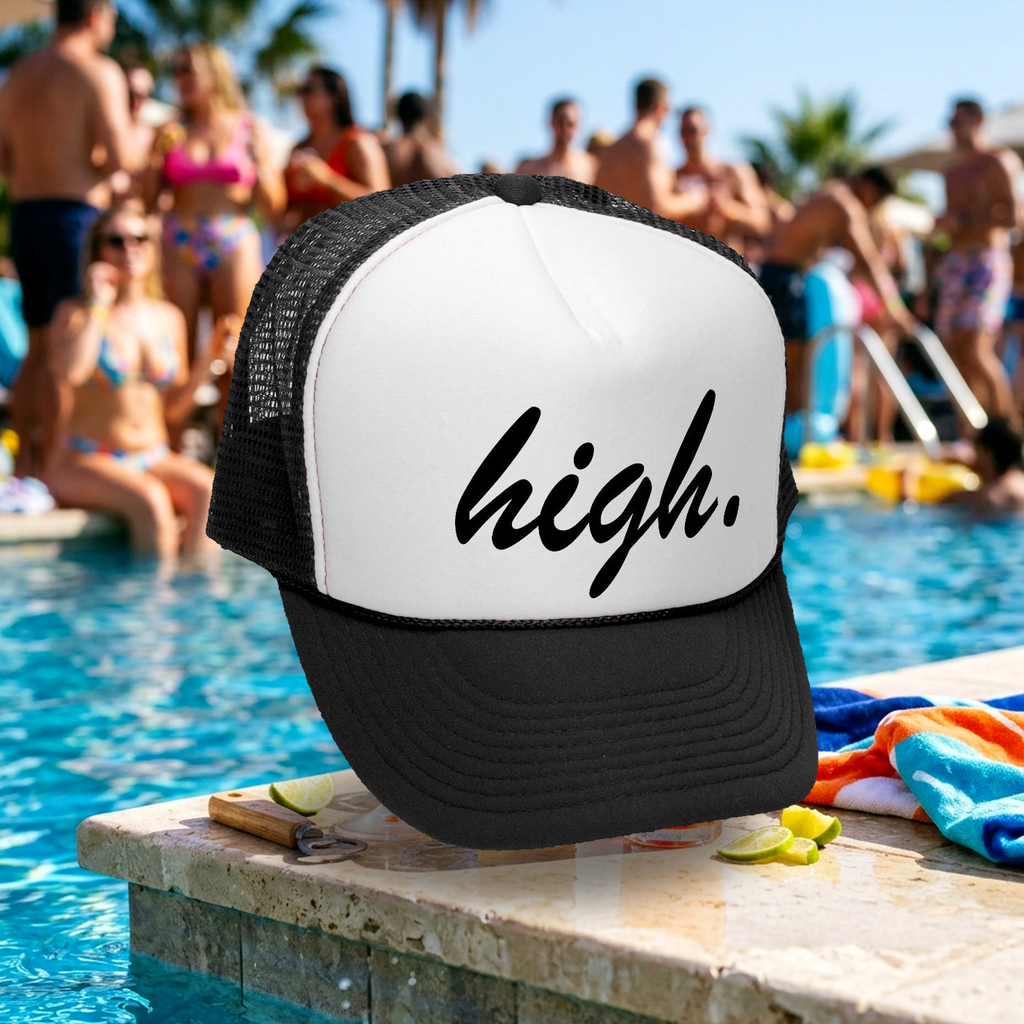 High Trucker Hat - Mesh Cap