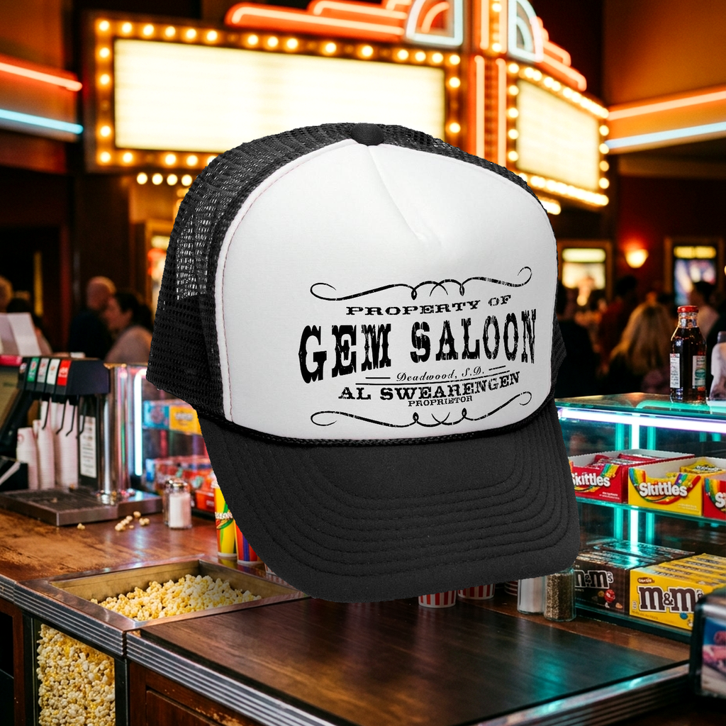 GemSaloon Trucker Hat - Five Panel Retro Style TRUCKER Cap