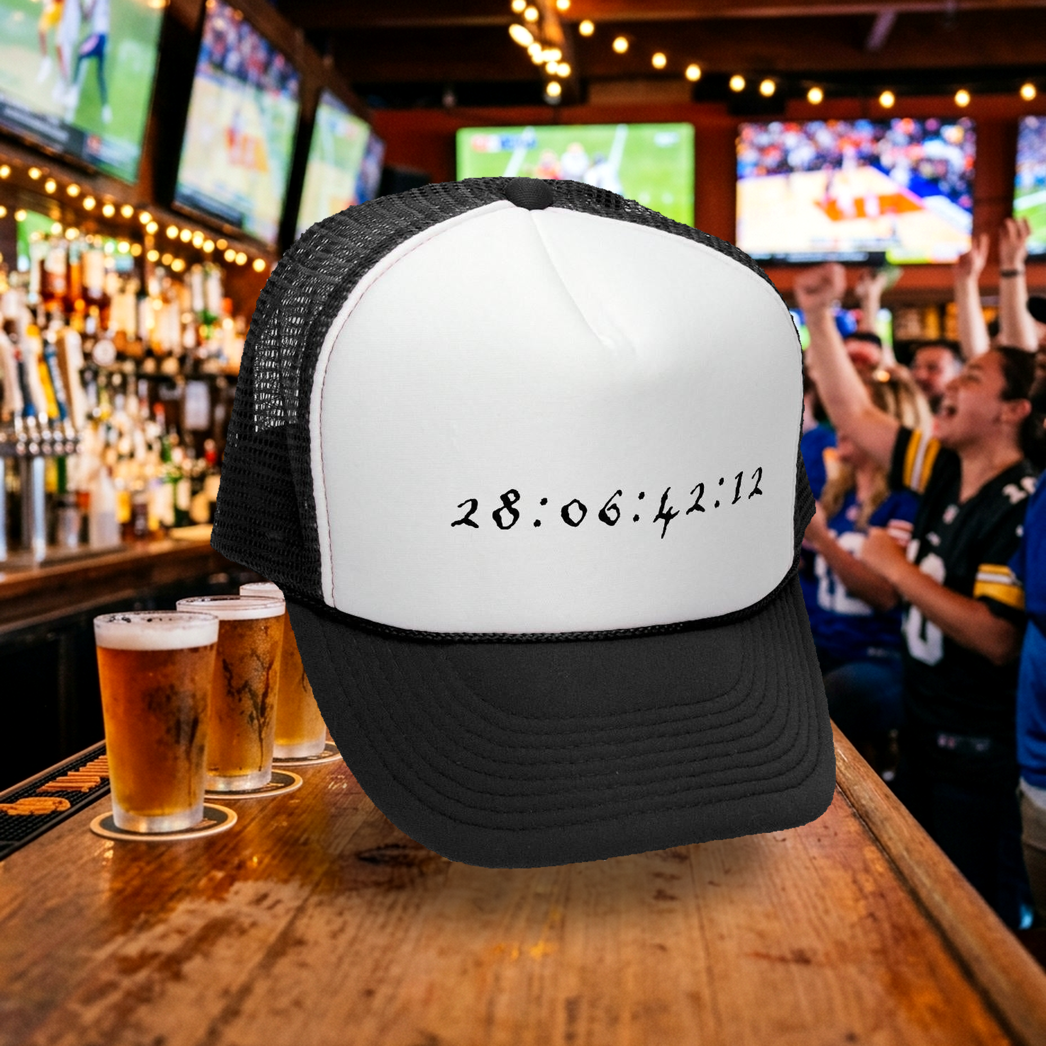 END OF THE WORLD Trucker Hat - Mesh Cap - Five Panel Retro Style TRUCKER Cap