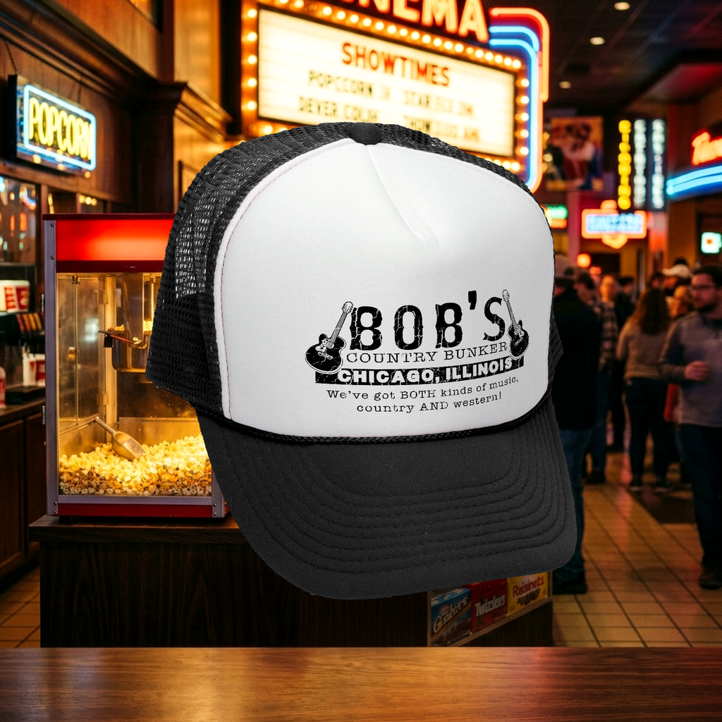 Bobs Country Bunker bar Trucker Hat - Five Panel Retro Style TRUCKER Cap