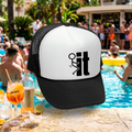 Fuck it - Retro Style Trucker Hat - Five Panel Retro Style TRUCKER Cap
