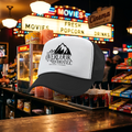 THE OUTLOOK HOTEL - horror scary movie - Vintage Retro Style Trucker Cap Hat - Five Panel Retro Style TRUCKER Cap