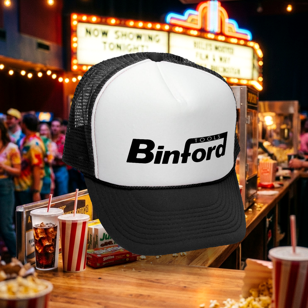 Binford Tools Trucker Hat - Mesh Cap - Five Panel Retro Style TRUCKER Cap