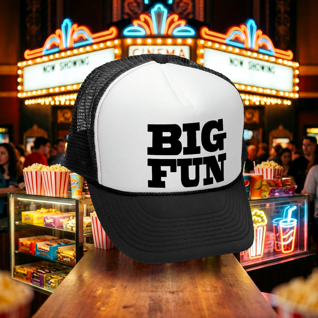 Big Fun Trucker Hat - Mesh Cap - Five Panel Retro Style TRUCKER Cap