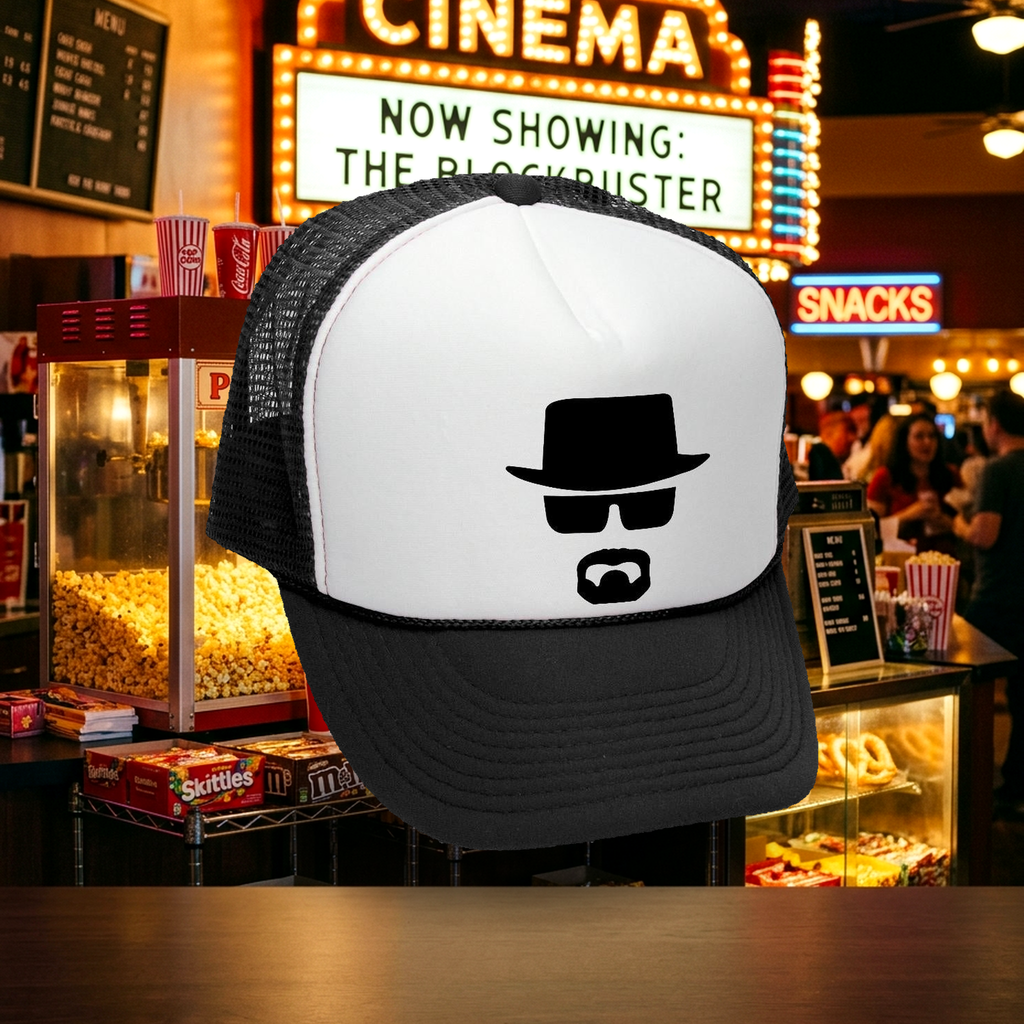 The One Who Knocks Trucker Hat - Mesh Cap - Five Panel Retro Style TRUCKER Cap