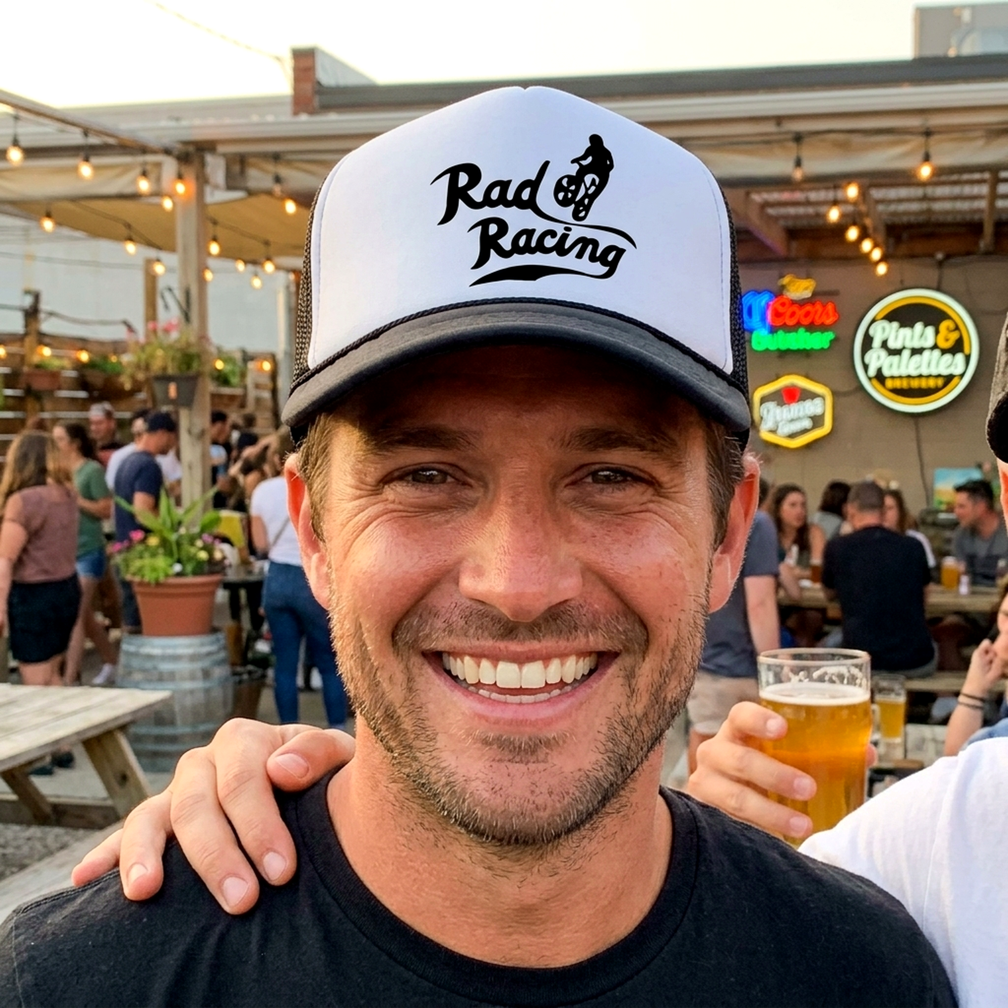 RAD RACING bicycle retro vintage style movie - Unisex Adult Trucker Cap Hat - Five Panel Retro Style TRUCKER Cap