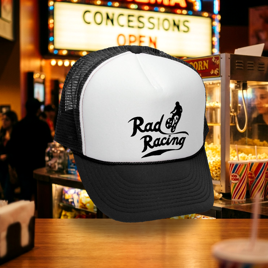 RAD RACING bicycle retro vintage style movie - Unisex Adult Trucker Cap Hat - Five Panel Retro Style TRUCKER Cap