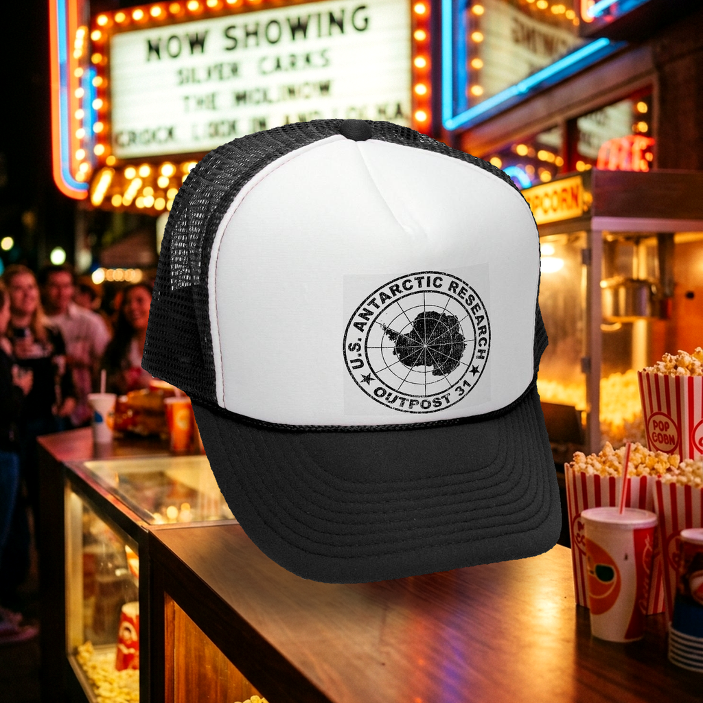 Outpost 31 Antarctica Trucker Hat - Mesh Cap - Five Panel Retro Style TRUCKER Cap