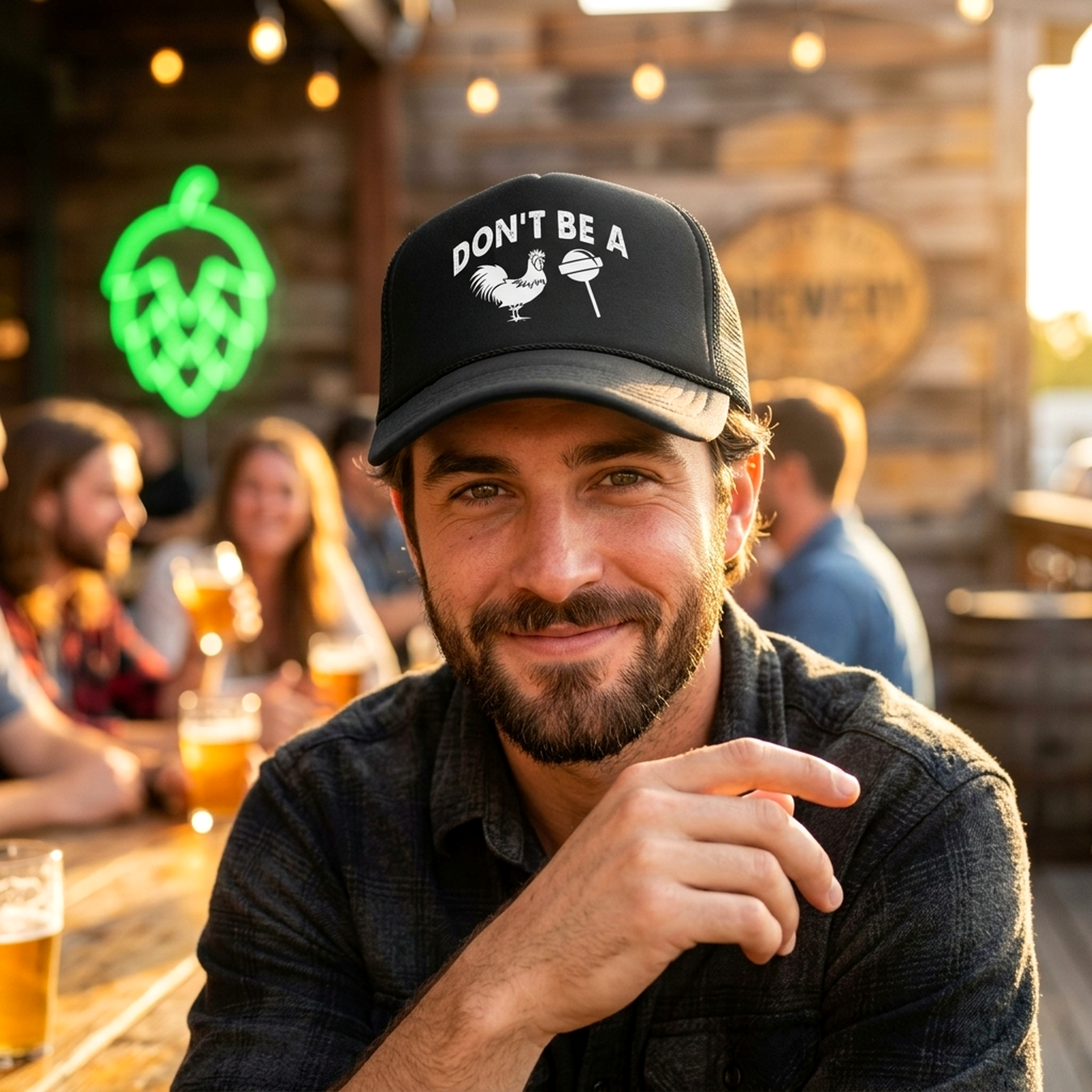 Don't Be a Cock Sucker - Vintage Retro Style Trucker Cap Hat - Five Panel Retro Style TRUCKER Cap