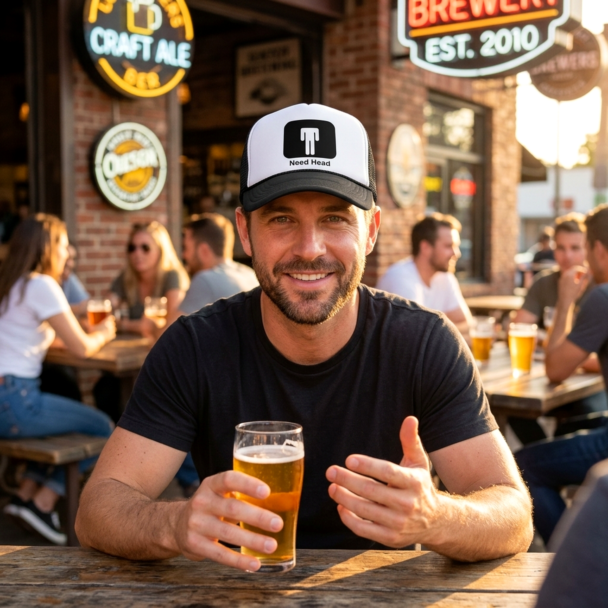 NeedHeadHAT Trucker Hat - Mesh Cap