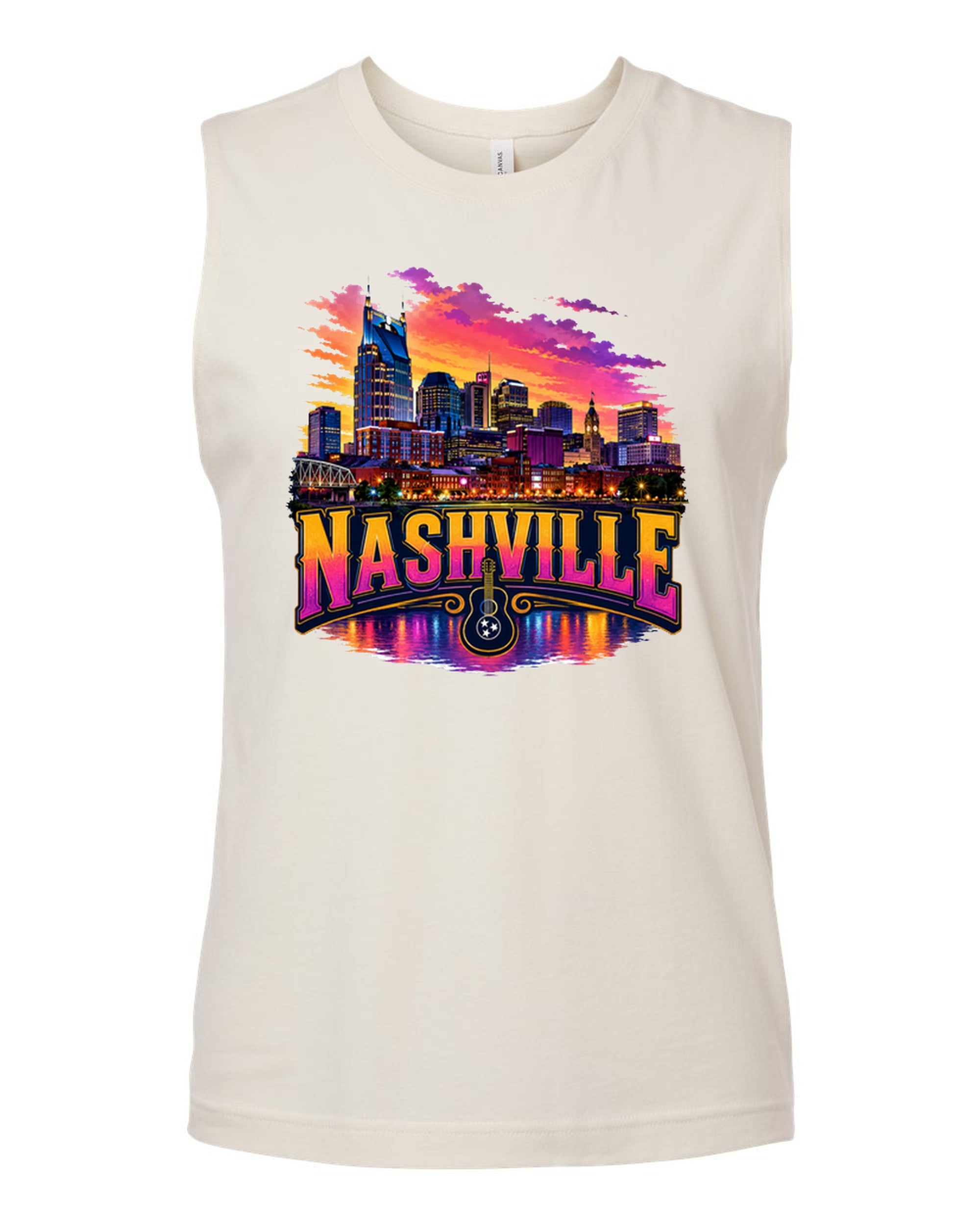Nashville - Jersey Muscle Tank - Natural