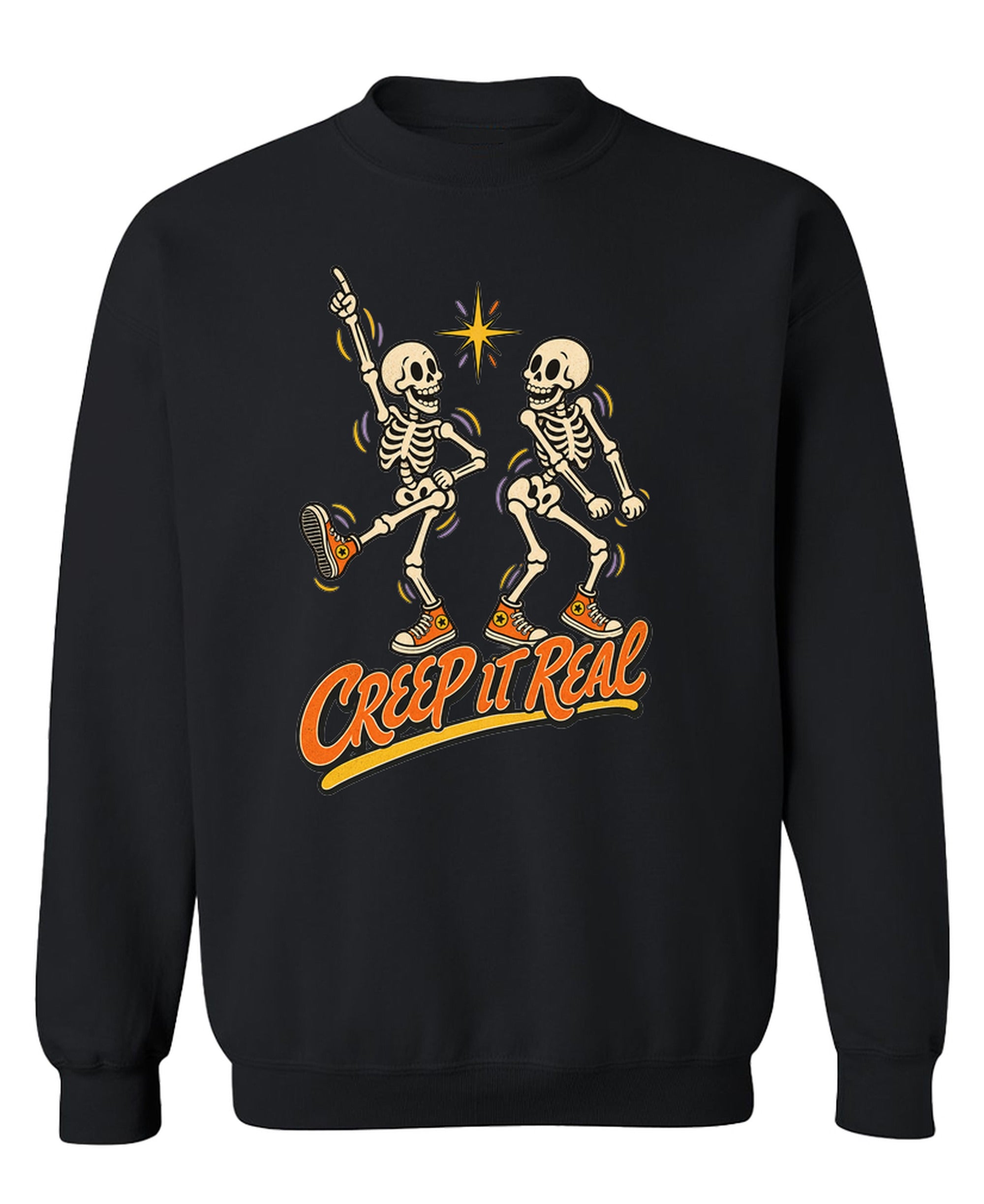 Creep It Real - Sweatshirt - Black