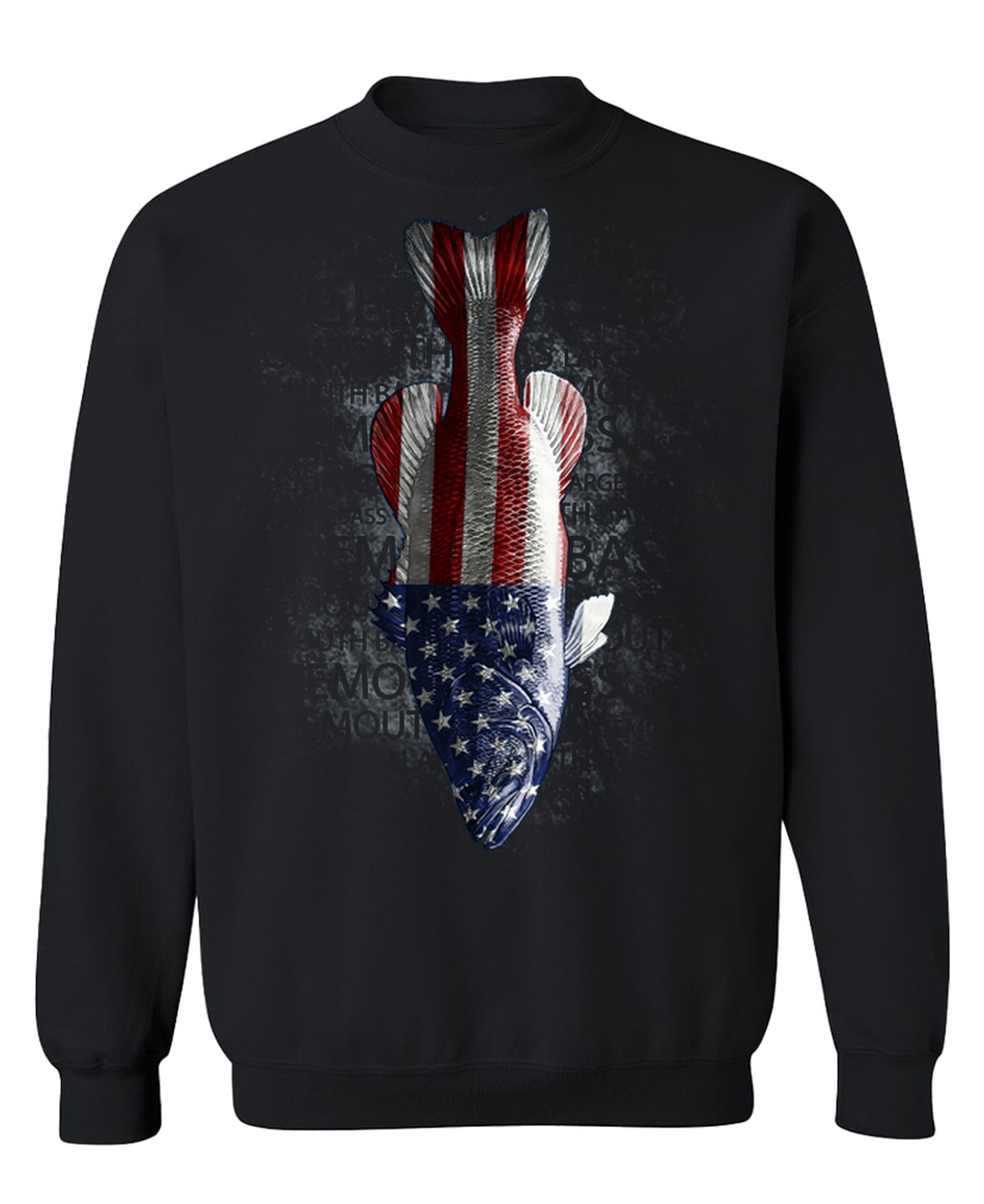 Bass Flag - Sweatshirt - Black