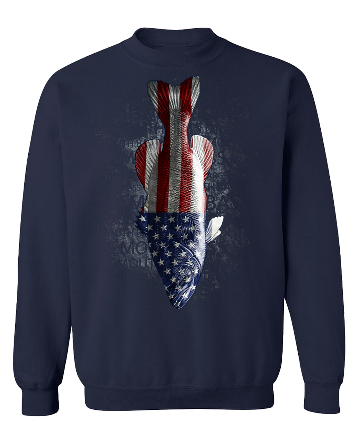 Bass Flag - Sweatshirt - Navy