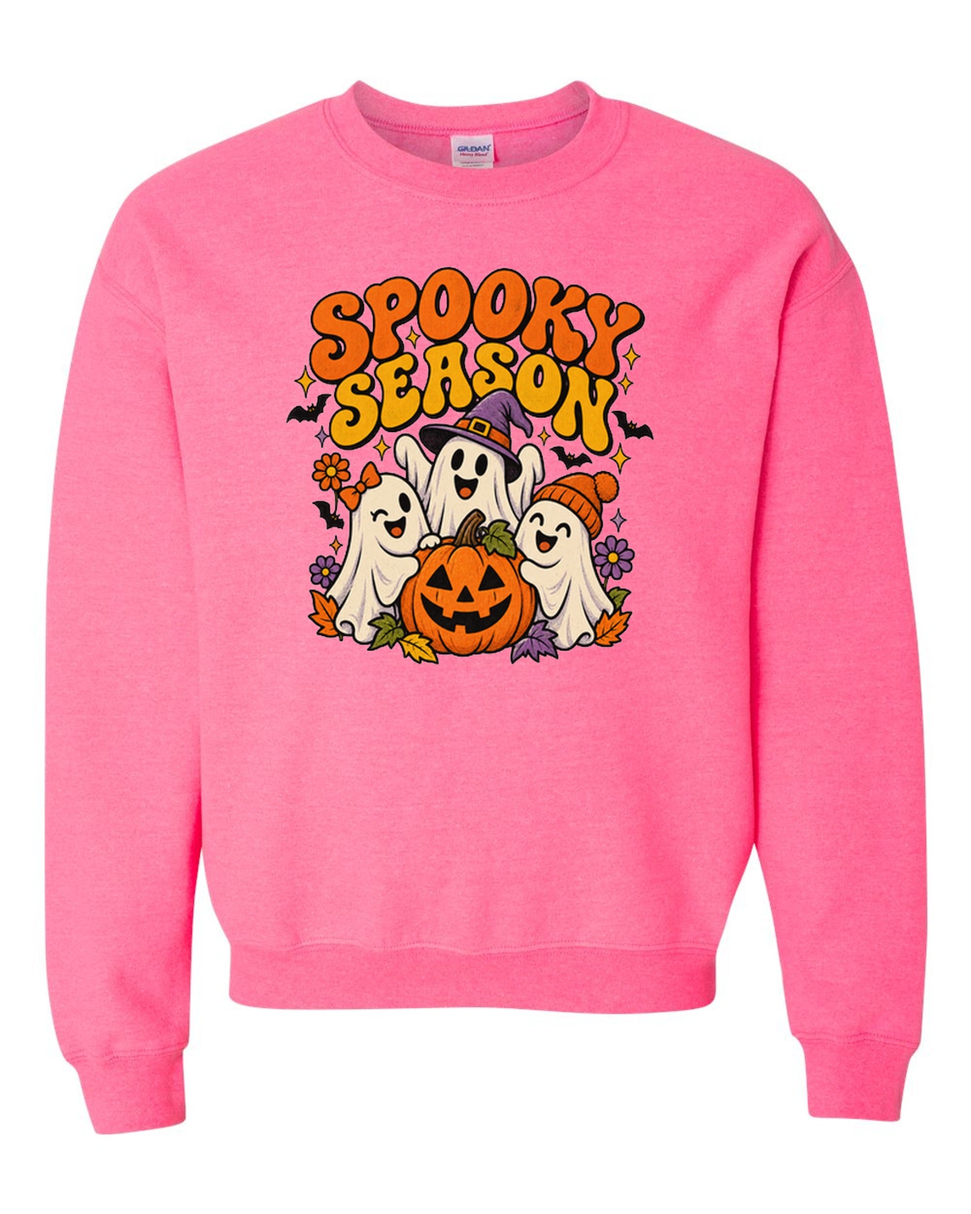 Spooky Season - Sweatshirt - Safety Pink