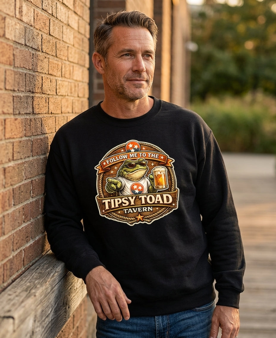 Tavern Crewneck Sweatshirt Country Music Bar Honky Tonk Western Gift Men Women lifestyle