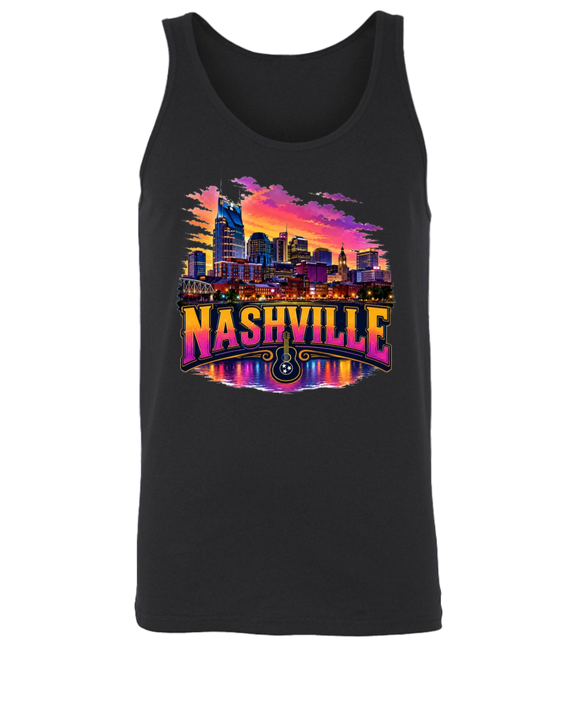 Nashville - Tank Top - Black