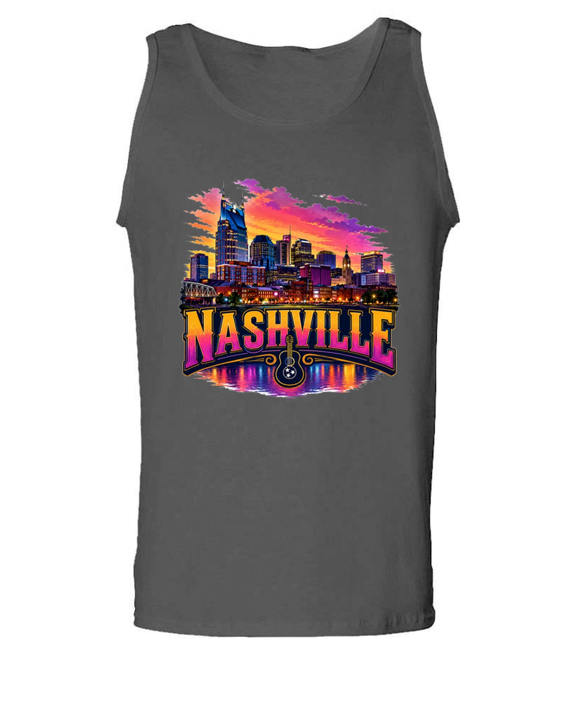Nashville - Tank Top - Charcoal