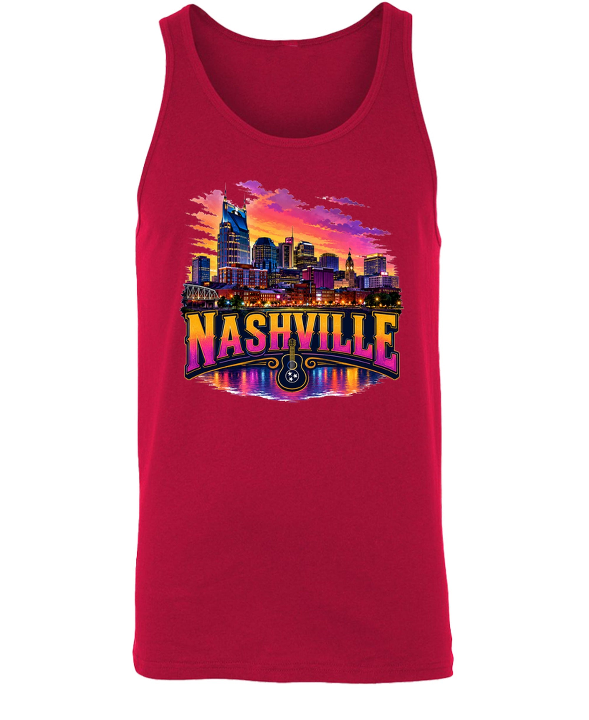 Nashville - Tank Top - Red