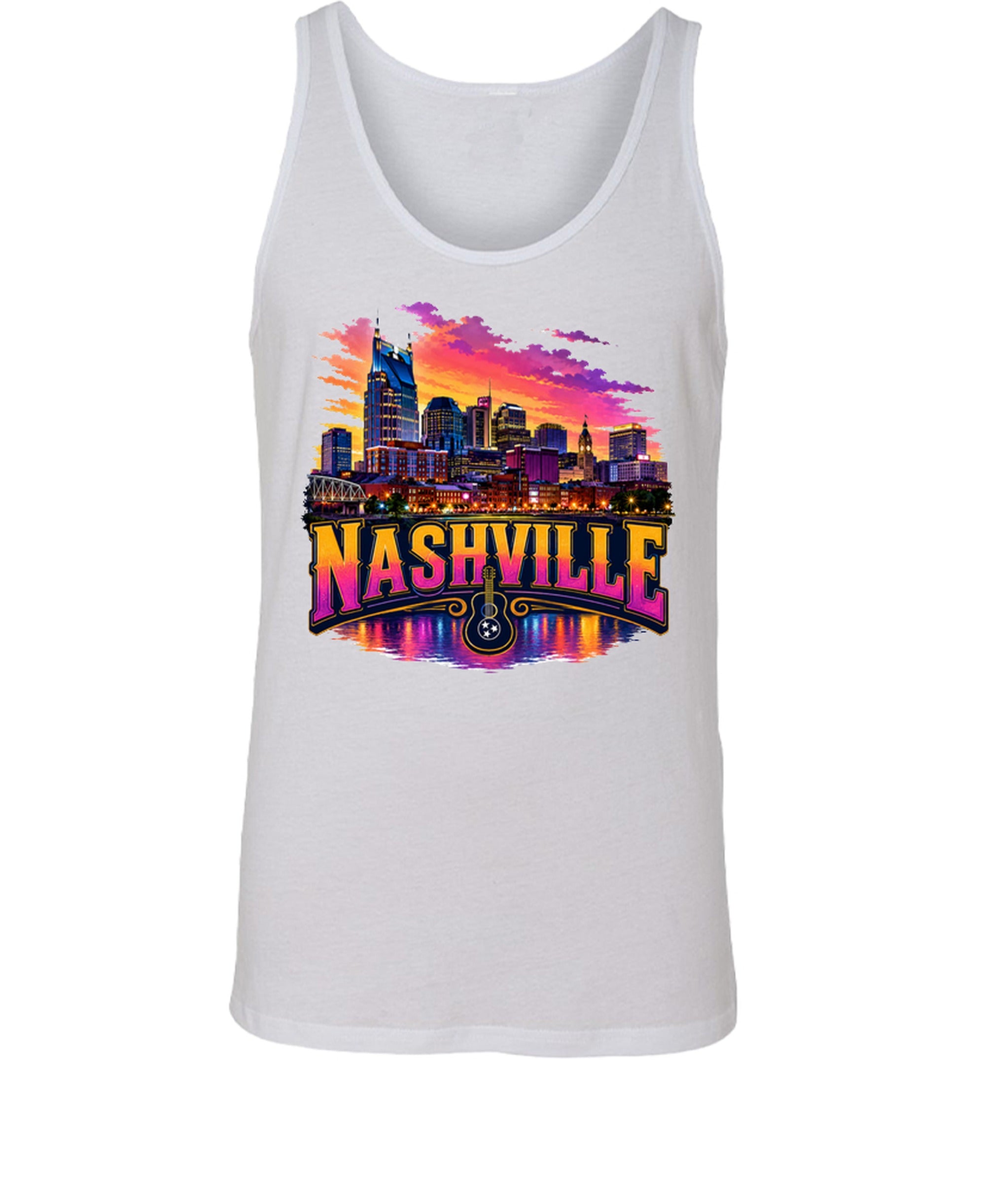Nashville - Tank Top - White