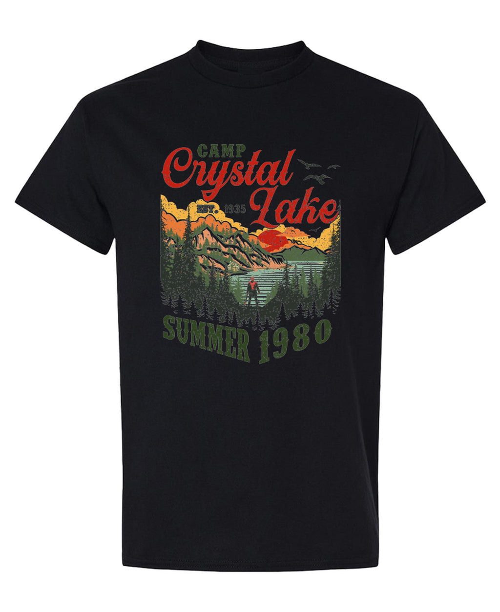 Camp Crystal Lake - T-Shirt - Black